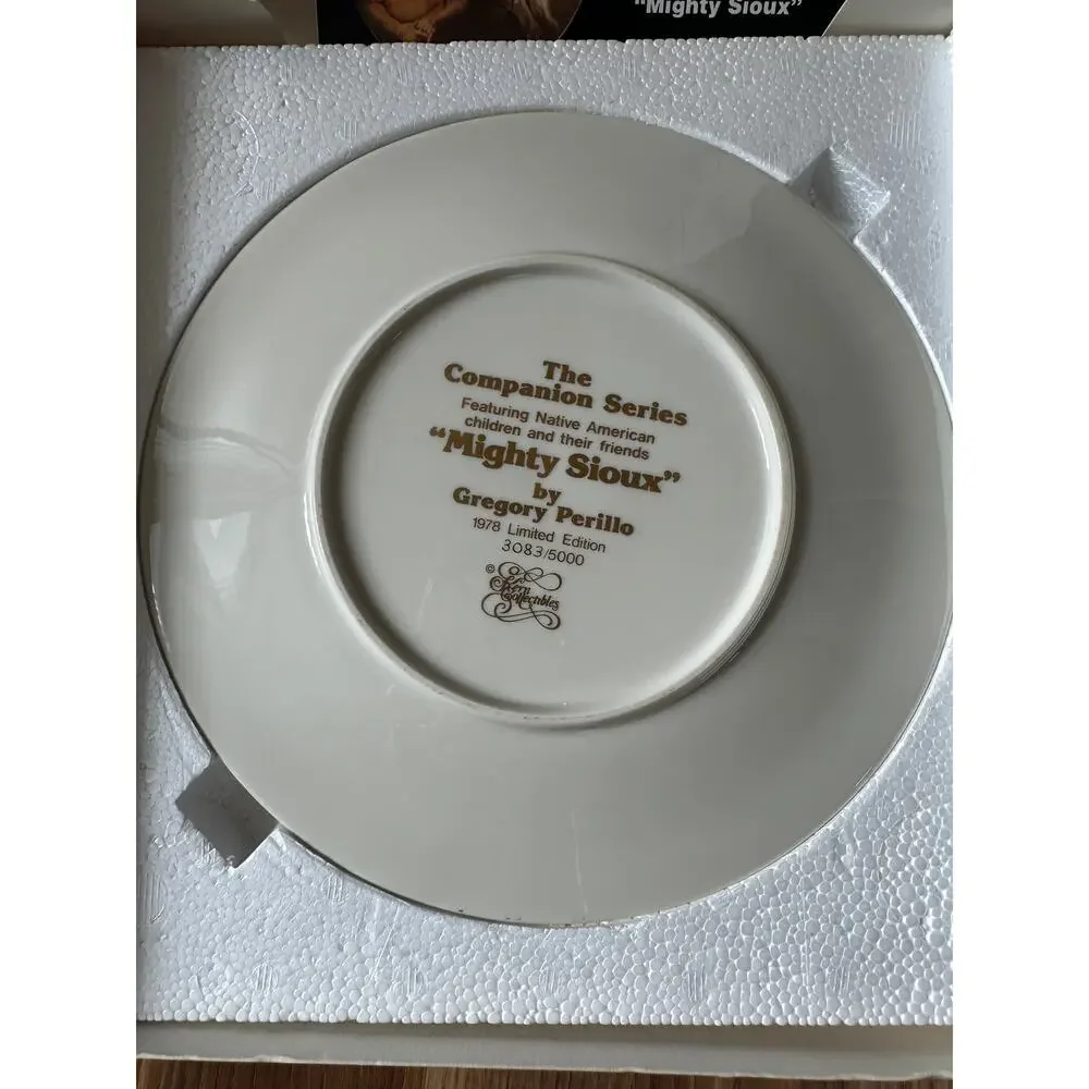 Mighty Sioux Limited Edition Collector Plate